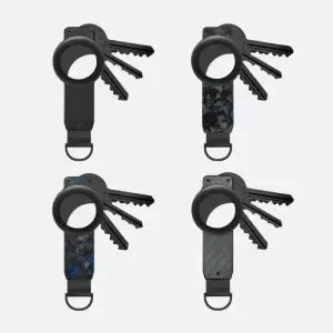 스마트 메탈 키 오거나이저 알루미늄 합금 컴팩트 케이스 홀더 미니멀리스트 25개 보관 용 키체인