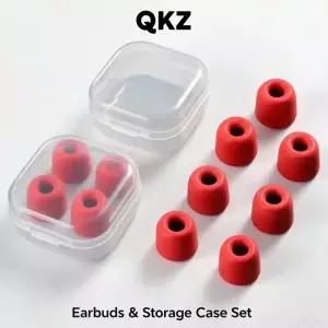 QKZ T400 썬더 보이스 실리콘 메모리폼 저반발 이어팁 (인이어 이어폰용 강화된 저음)