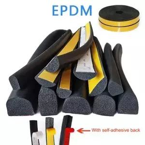 1/2/ 고무 스폰지 절연 테이프 음향 충격 방지 폼 자체 접착 씰 스트립 Epdm 도어 창 자동차 지붕 방수