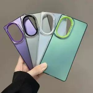 포 아너 200 프로 케이스 폰 라이트 커버 메탈릭 오 스킨 매트