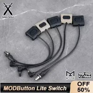 WADSN 압력 원격 스위치 듀얼 기능 모드 버튼 크레인 플러그 PEQ15 DBAL A2 AR15 에어소프트 M600 손전등