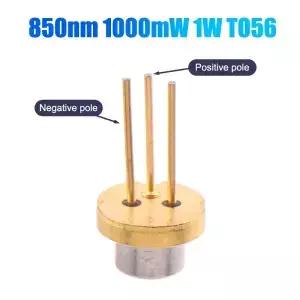고출력 850nm 1W 1000mW IR 다이오드 LD 5.6mm TO56 반도체 튜브