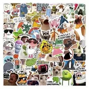 110Pcs 스티커 DIY Scrapbooking 전화 수하물 스케이트 보드 비닐 방수 전사 술