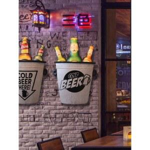 빈티지 맥주집 인테리어 로고 팬던트램프 BAR LED등 액자 20개 A형 팬던트 맥주병