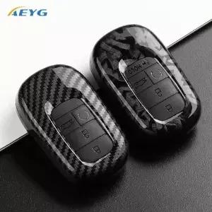 시빅 어코드 CRV HRV 파일럿용 카본 파이버 자동차 키 케이스 커버 ( 액세서리)