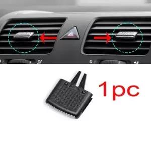1X 대시 AC 공기 배출구 그릴 조정 슬라이드 클립 선택 VW 골프 5 GTI Jetta A5 MK5 GLI Rabbit Sagitar