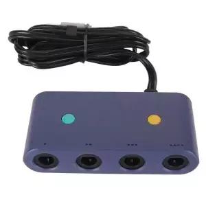 Gamecube 컨트롤러 어댑터 용 3 in 1 게임 변환기 스위치 PC Wiiu