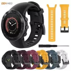Suunto 5용 실리콘 손목 스트랩 스마트 시계 밴드 교체