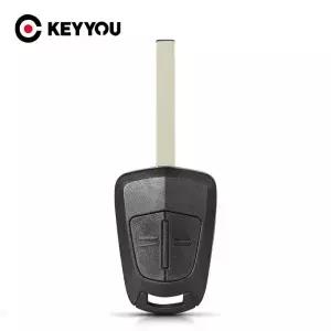 KEYYOU Vauxhall Opel Corsa Agila Meriva 2 버튼 용 교체 원격 자동차 키 케이스 쉘