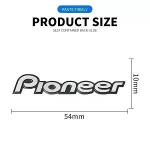 5pcs/10pcs 금속 개척자 로고 자동차 하이파이 스피커 오디오 스테레오 스티커 스타일링 액세서리