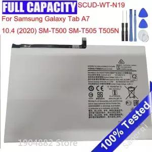 삼성 탭 A7 10.4 SMT500 T505N 용량 교체 수리 부품 태블릿 도구 용 SCUDWTN19 배터리
