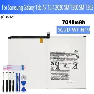 삼성 탭 A7 10.4 SMT500 T505N 용량 교체 수리 부품 태블릿 용 SCUDWTN19 배터리