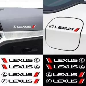 렉서스 F 스포츠 LBX NX RX 350h 450h ES UX 300e GS GX IS LS LX CT LC 용 4개 자동차 스타일링 도어 핸들