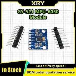 XRY 1pcs GY521 M6050 IIC I2C 인터페이스 Arduino 용 3 축 아날로그 자이로 스코프 센서 가속도계 호환