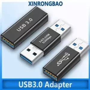 USB 3.0 연장 플러그 커넥터 USBUSB 어댑터 5Gbps Gen1 남성남성 여성 변환기 SSD HDD 케이블 익스텐더