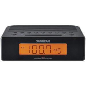 SANGEAN RCR-5BK AM/FM 디지털 튜닝 시계 라디오