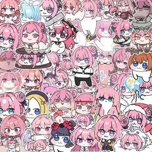 50PCS Doro 스티커 Nikke 인형 승리의 여신 DIY 수하물 노트북 스피커 스케이트 보드 방수
