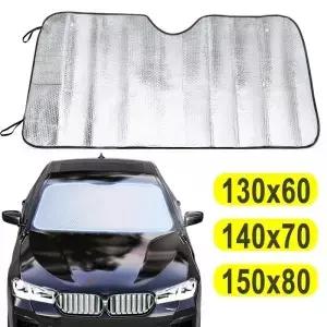 자동차 차양 창 앞 유리창 용 태양 그늘 Sun Visor UV 보호 유리 커버 150x80cm/140x70cm/130x60cm