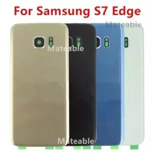 삼성 S7 엣지 G935F FD 하우징 G935 유리 배터리 백 커버 수리 교체 도어 후면 케이스 카메라