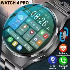 2026 새로운 시계 4 프로 GPS 스마트 남성용 360*360 AMOLED 스크린 블루투스 통화 IP68 방수 스포츠 맨