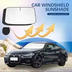 BMW 4 시리즈 F33 F36 G22 G26 여름 자동차 액세서리 용 앞 창 선 스크린 UV 파라솔 유리 차양 커버