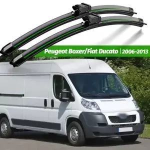 푸조 복서 Fiat Ducato 2006 2013 용 와이퍼 LHD 전면 블레이드 앞 유리 윈드 스크린 창 레인 브러시 26 21