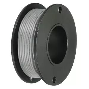 MECCANIXITY 26AWG 좌초 PVC 후크업 와이어 10M/33피트 회색 전기 UL1007 스풀 틴 구리 마린 내부 연결용