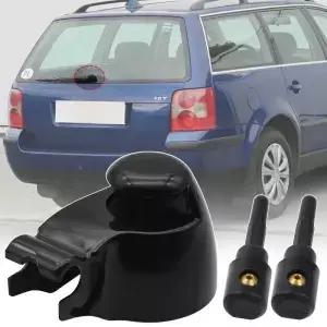 후방 윈드 스크린 와이퍼 암 로커 볼트 커버 캡 와셔 제트 노즐 VW 파사트 왜건 3B5 3B6 1997 2001 2002