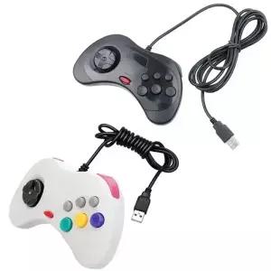 PC/Mac 게임 컨트롤러용 Se Saturn 시스템 스타일용 USB 클래식 유선 패드