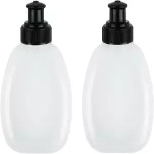 러닝 하이드레이션 벨트용 6온스/175ml BPA 프리 물병 2팩 마라톤 워킹 하이킹 사이클링 트레일 스키용