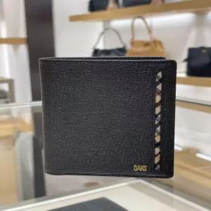 닥스 브라운 체크포인트 가죽 중지갑 DBWA4E913 614145