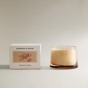 ZARA (180G) JASMINE  MUSK 아로마 캔들 - 라이트 옐로우 5490/705/306