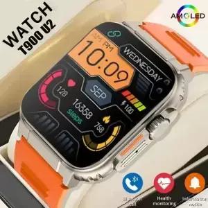 새로운 워치 T900 U2 스마트워치 49mm 2026 신형 NFC 남녀공용 GPS 트랙 블루투스 통화 BT 음악 게임 무선