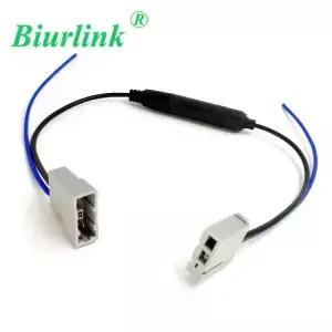 Biurlink 자동차 공중 여성남성 CD 체인저 안테나 케이블 와이어 닛산 Qashqai Livina Tiida