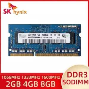 SK 하이닉스 2GB PC3 2RX8 8500S 10600S 1600S 노트북 메모리 DDR3 1066MHz 133Hz SOM RAM 미니PC