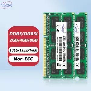 DDR3 4GB 노트북 메모리 램 PC3 1.5V 1.35V 1333 1600 1866Mhz Som 8500 10600 12800 204핀 노트북용