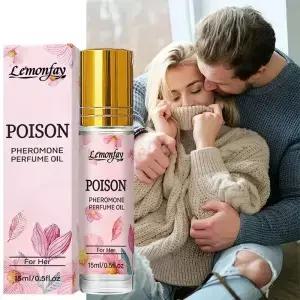 레몬페이 포이즌 페로몬 여성용 매혹적인 향기 오래 지속되는 휴대용 롤온 15ml
