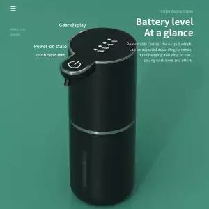 380ML 충전식 전기 4 레벨 조절 가능한 자동 센서 비누 디스펜서 손 제 펌프 세탁기