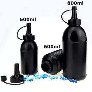 300ml/500ml/800ml Airsoft 속도 BB 로더 확장 가능한 병 군사 슈팅 공 장비 페인트 볼 액세서리