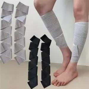 종아리 압박 밴드 허벅지 압박 밴드 조절형 데일리 보정 레그 메쉬 슬리브 스포츠 벨크로