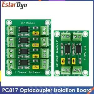 포토커플러 절연 보드 전압 변환기 어댑터 PC817 2 4 채널 3.3V5V 모듈 3.630V 드라이버 광전