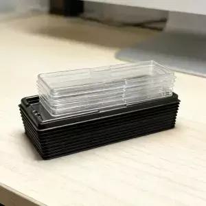 10pcsset 긴 M 메모리 홀더 DDR RAM 모듈용 클램쉘 보호 보관 케이스