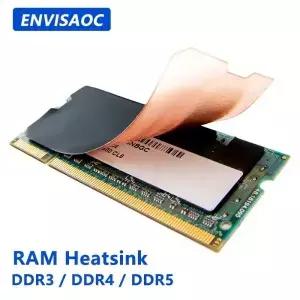 초박형 노트북 메모리 방열판 DDR5 RAM 냉각기 순수 구리 냉각 패치 얇은 그래 핀 방열