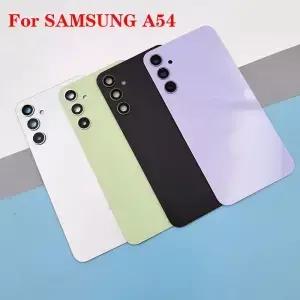 삼성 A54 5G SMA546U 배터리 케이스 후면 도어 하우징 뚜껑 패널 쉘 수리 부품 + 카메라 및