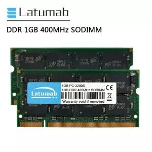 Latumab RAM DDR 1GB 400MHz 노트북 메모리 PC3200S 200Pin SOM 2.5V Memoria 모듈