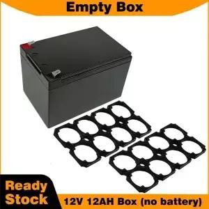 12V 12AH LiFePO4 배터리 팩용 빈 케이스 DIY 32650 교체 부품 플라스틱 지원