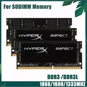 HyperX 노트북 메모리 RAM DDR3 8GB 1600MHz 133Hz SOM 1.35V 1.5V PC3/PC3L12800S 비 ECC