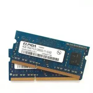 ELPIDA 4GB 1Rx8 PC3 12800S DDR3 1600Mhz 4G 8G 노트북 메모리 모듈 SOM RAM
