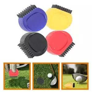 20Pcs 골프 클럽 브러시 재사용 가능한 내구성 플라스틱 나일론 야외 공 청소 액세서리