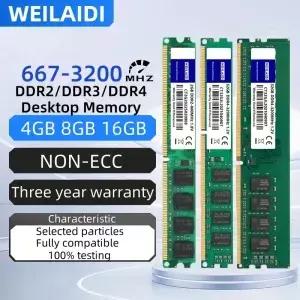 DDR2 4GB 메모리 램 PC2 667 800MHZ 1066 1333 2133 2400 2666 데스크탑